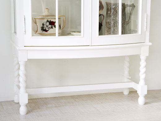 White Glass Cabinet（kinoオリジナルホワイト）☆在庫わずか