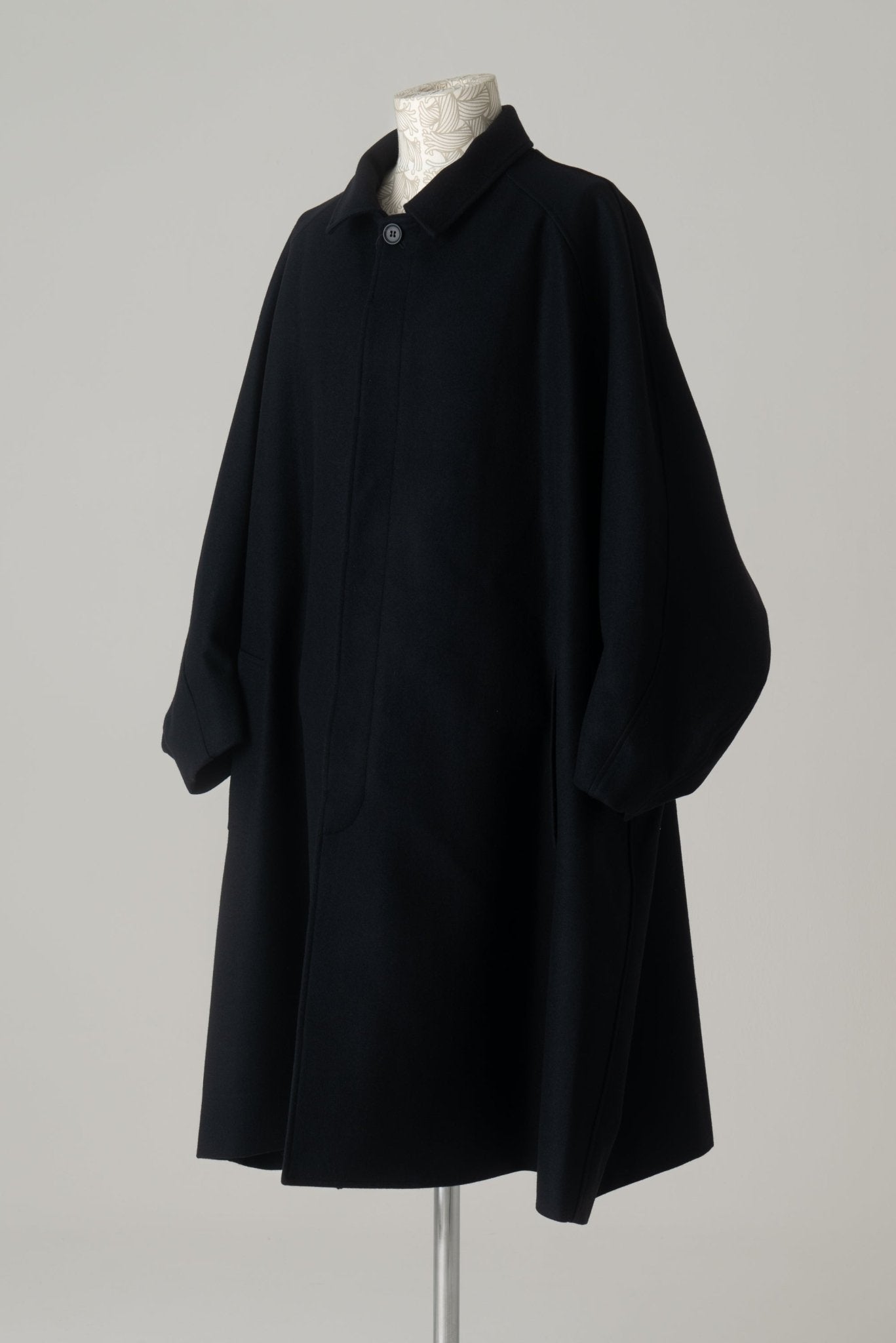 Coat 336- Wool100% Melton- Black – Christopher Nemeth