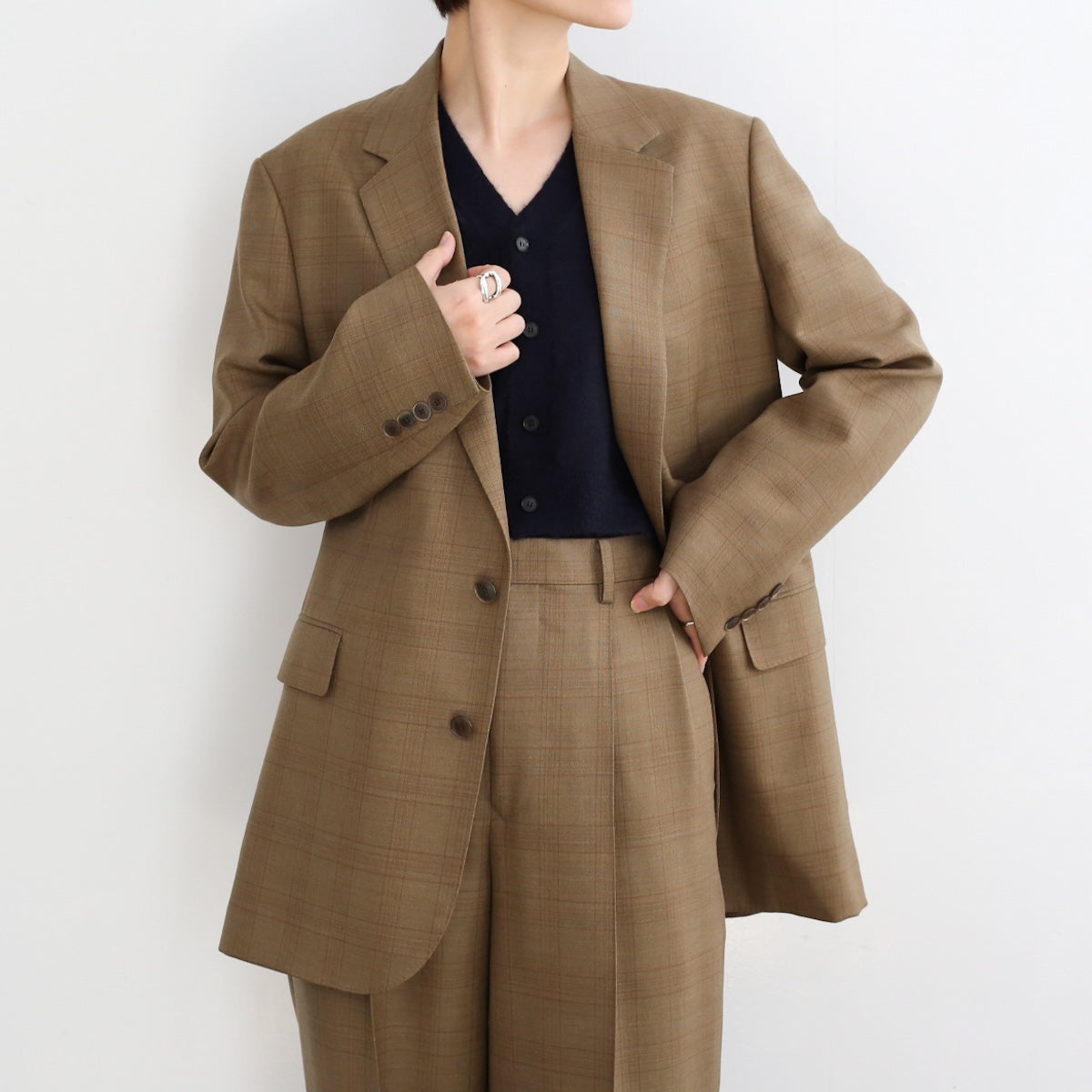 25SS】AURALEE BLUEFACED WOOL JACKET / TWO-TUCK SLACKS – Chum!