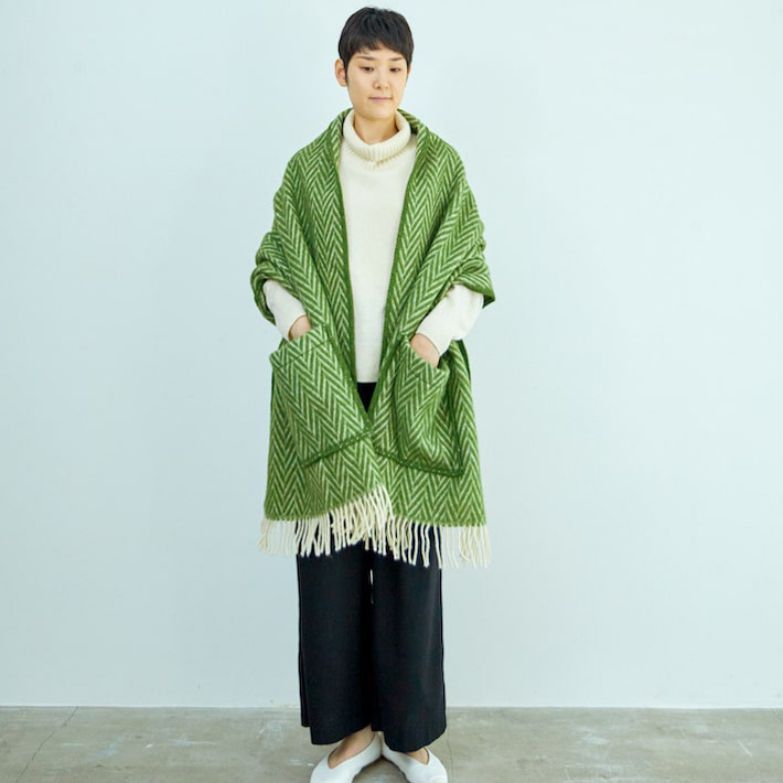 LAPUAN KANKURIT ラプアンカンクリ｜ポケットショール IIDA COMFOTA