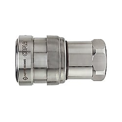 ZEL-8S-SUS-FKM | ゼロスピルカプラ ステンレス FKM ソケット（おねじ