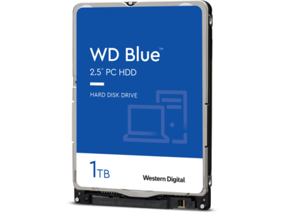 WD Blue 1TB 5400 RPM 128MB Cache SATA 6.0Gb/s 2.5