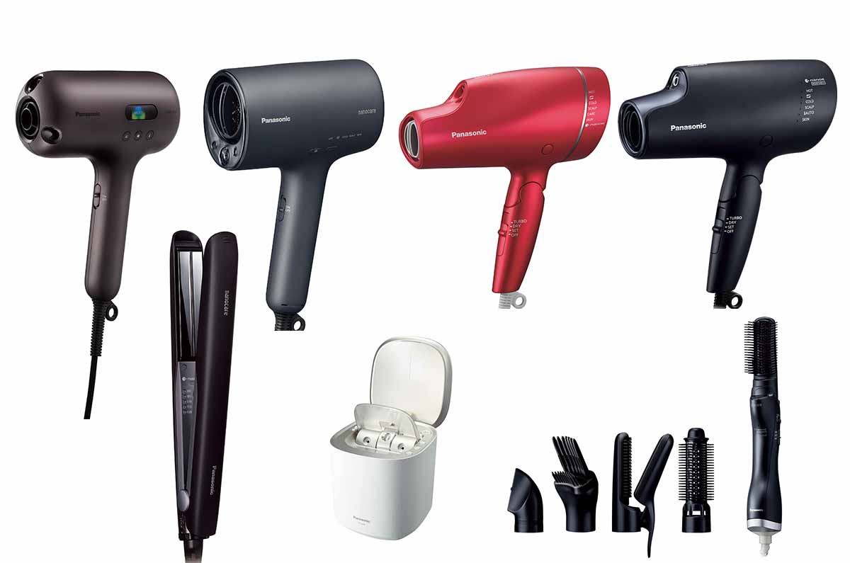 パナソニックのドライヤー「ナノケア」シリーズを比較！ヘアーアイロン