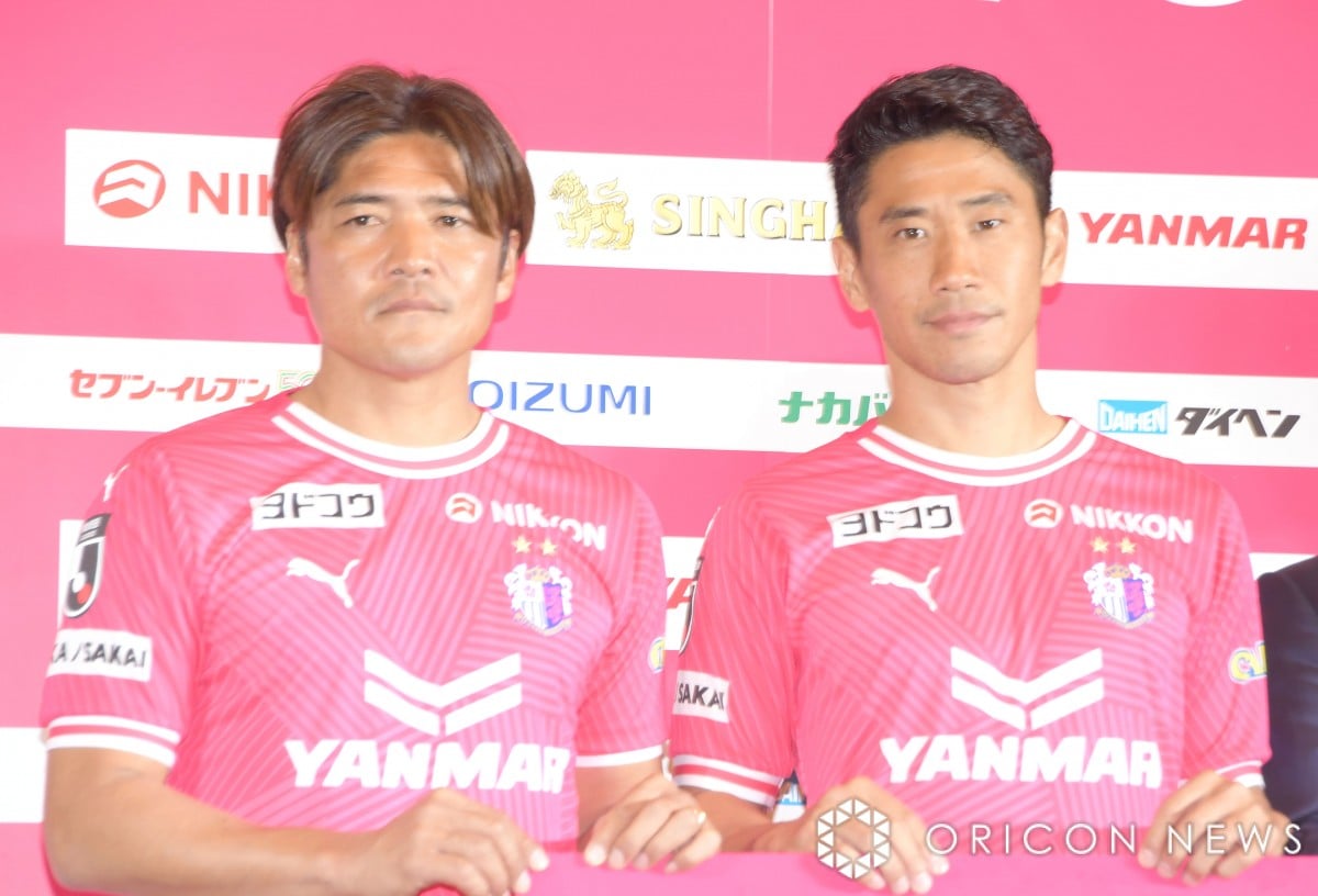 レジェンド大久保嘉人＆香川真司、セレッソ大阪新ユニフォームで2