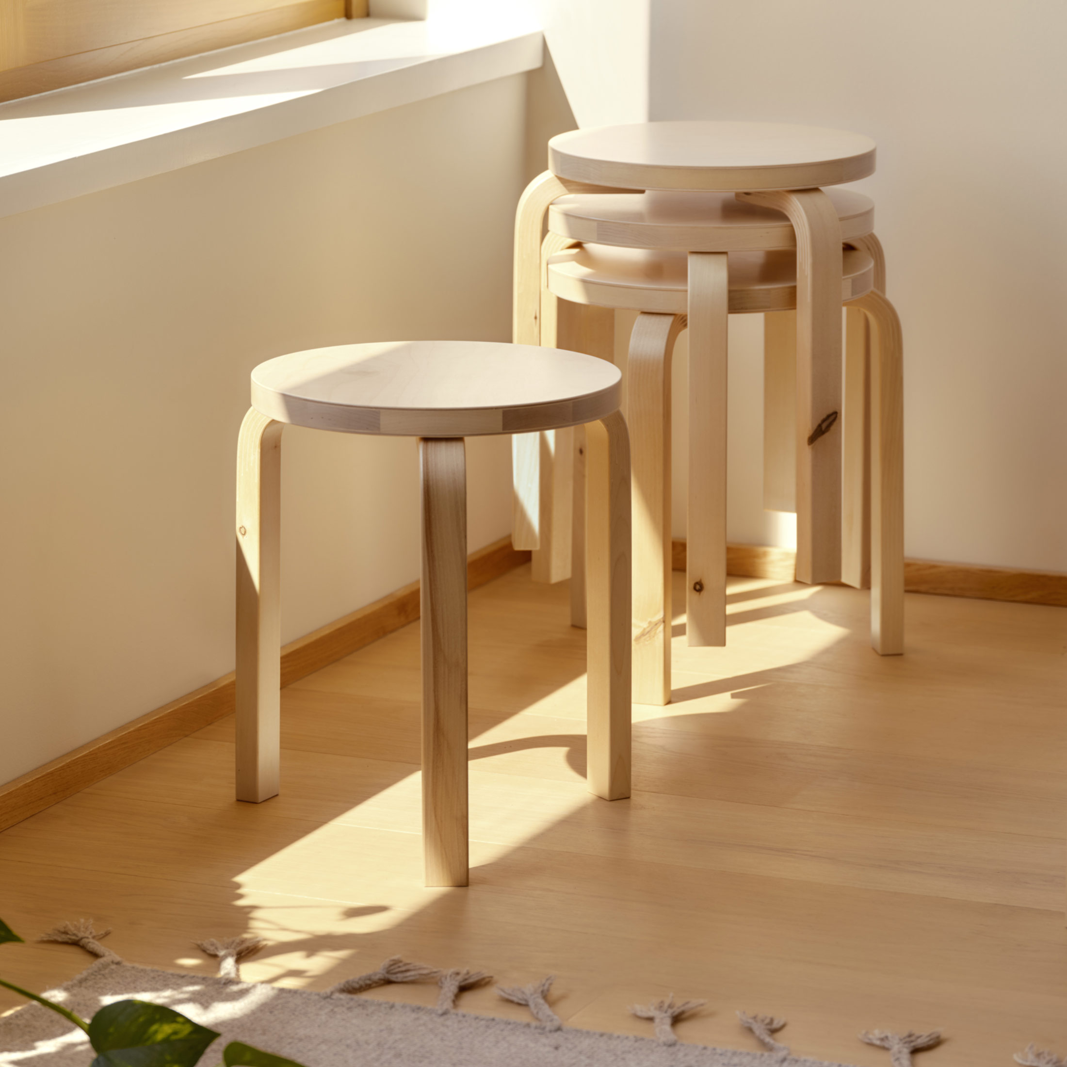 STOOL 60 Wild Birch Artek スツール Villi│正規販売店 CONNECT