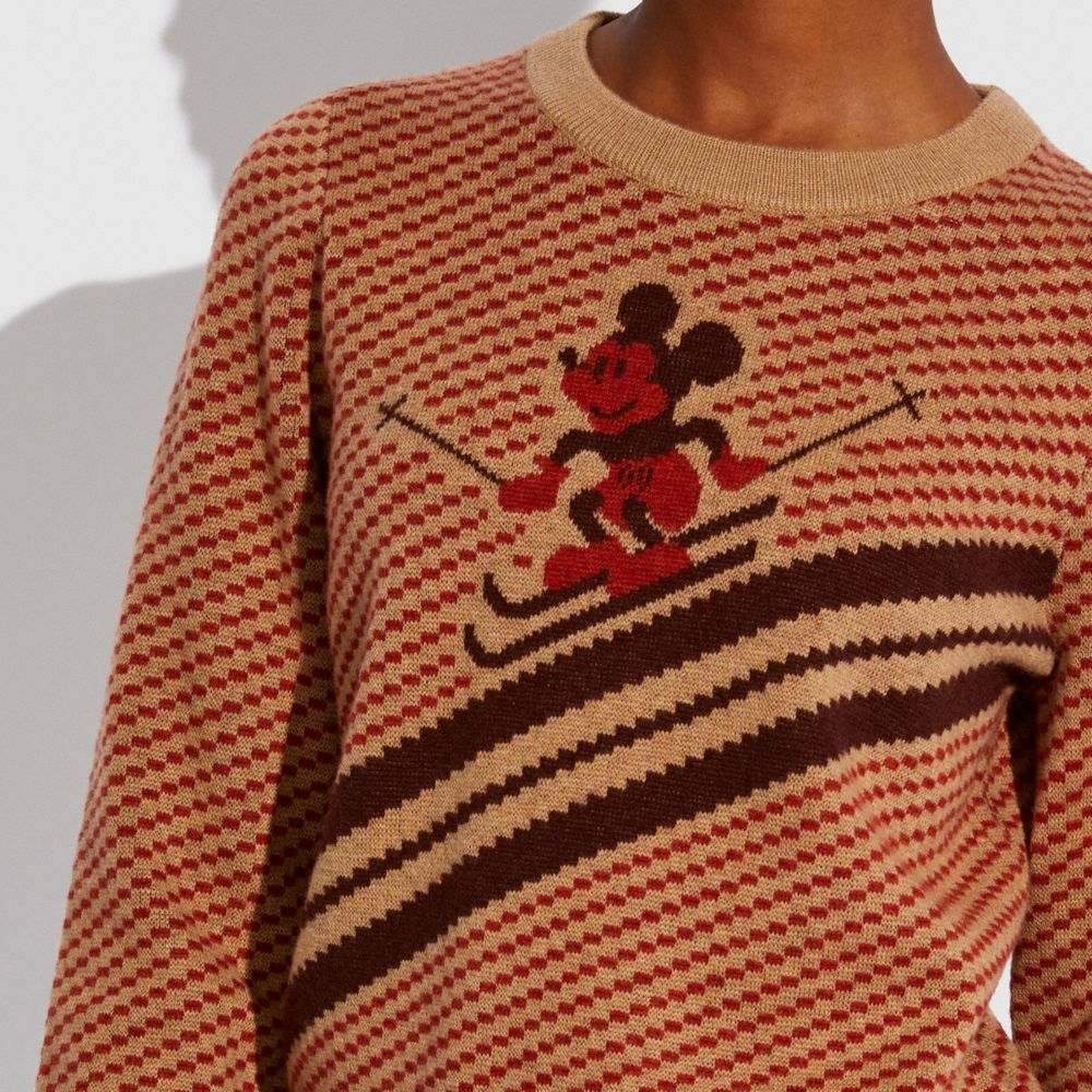 COACH® | Disney X Coach Ski Mickey Mouse Sweater