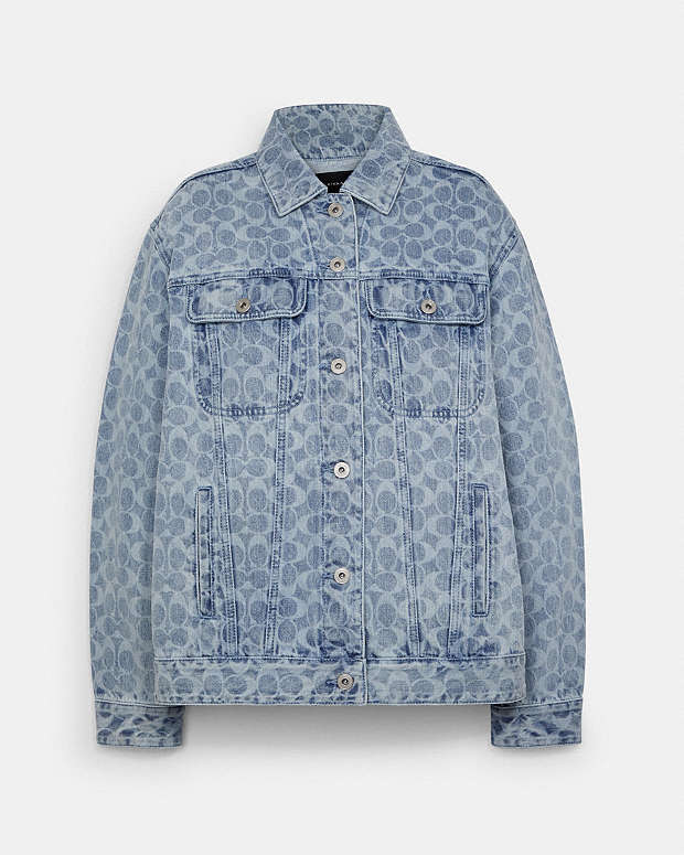 公式】コーチアウトレット | シグネチャー デニム ジャケット