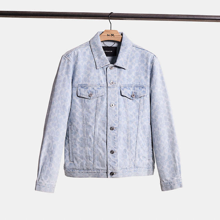 COACH® | Restored Signature Denim Jacket