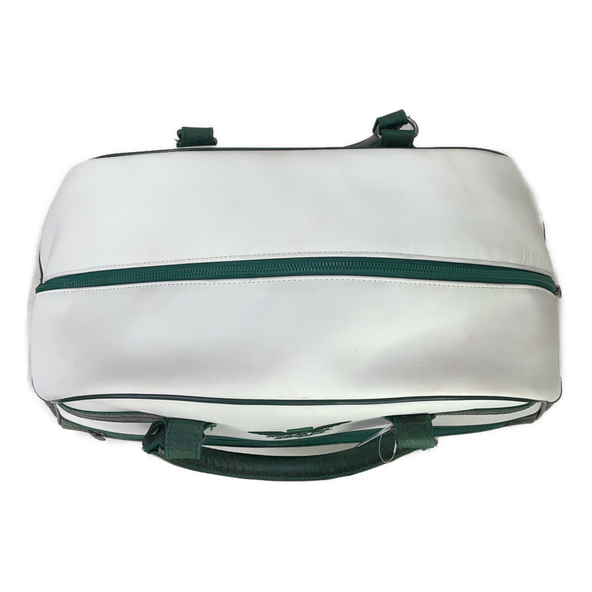 adidas×Bogey Boys ボストンバッグ ホワイト/グリーン adidas