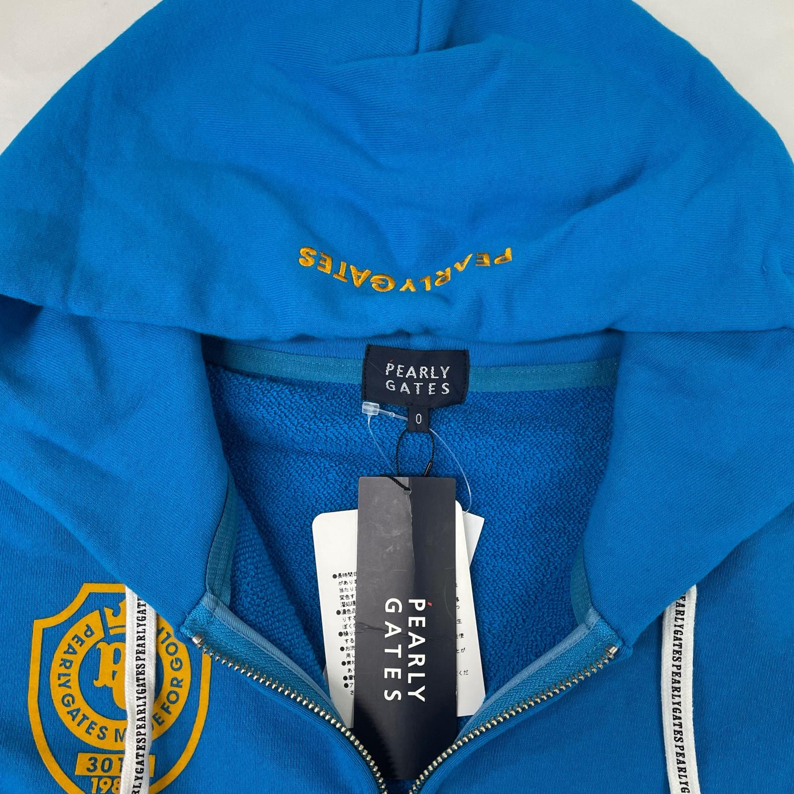 PEARLY GATES 星柄フルジップパーカー セットアップ サイズ0 PEARLY
