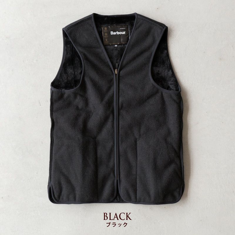 20%OFF】バブアー フロントジップ ファー ライナー ベスト [SLシリーズ