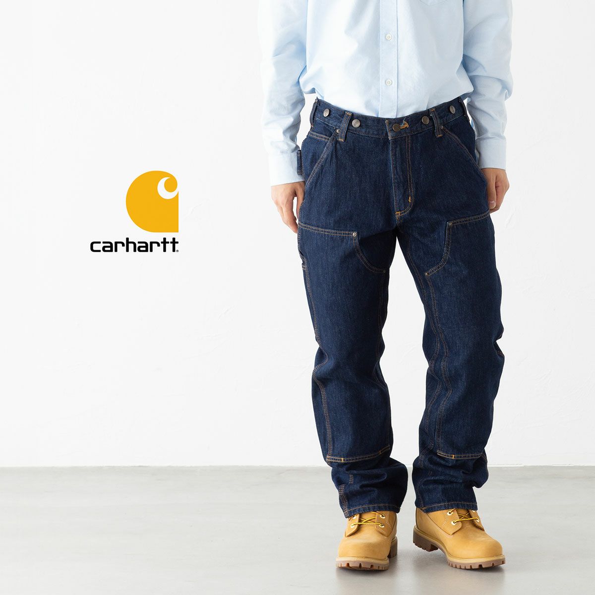 米国企画 カーハート Carhartt デニム ダブルニー ロガージーンズ