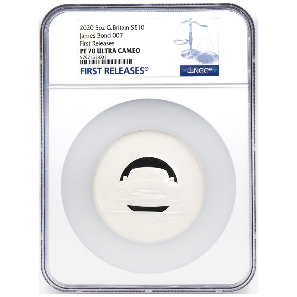 2022年イギリス ジェームズ1世 5oz 10ポンド銀貨 イギリス - 2023年