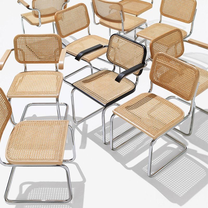 Knoll(ノル)CESCA CHAIR(チェスカチェア)ノーアーム ブラック｜Knoll