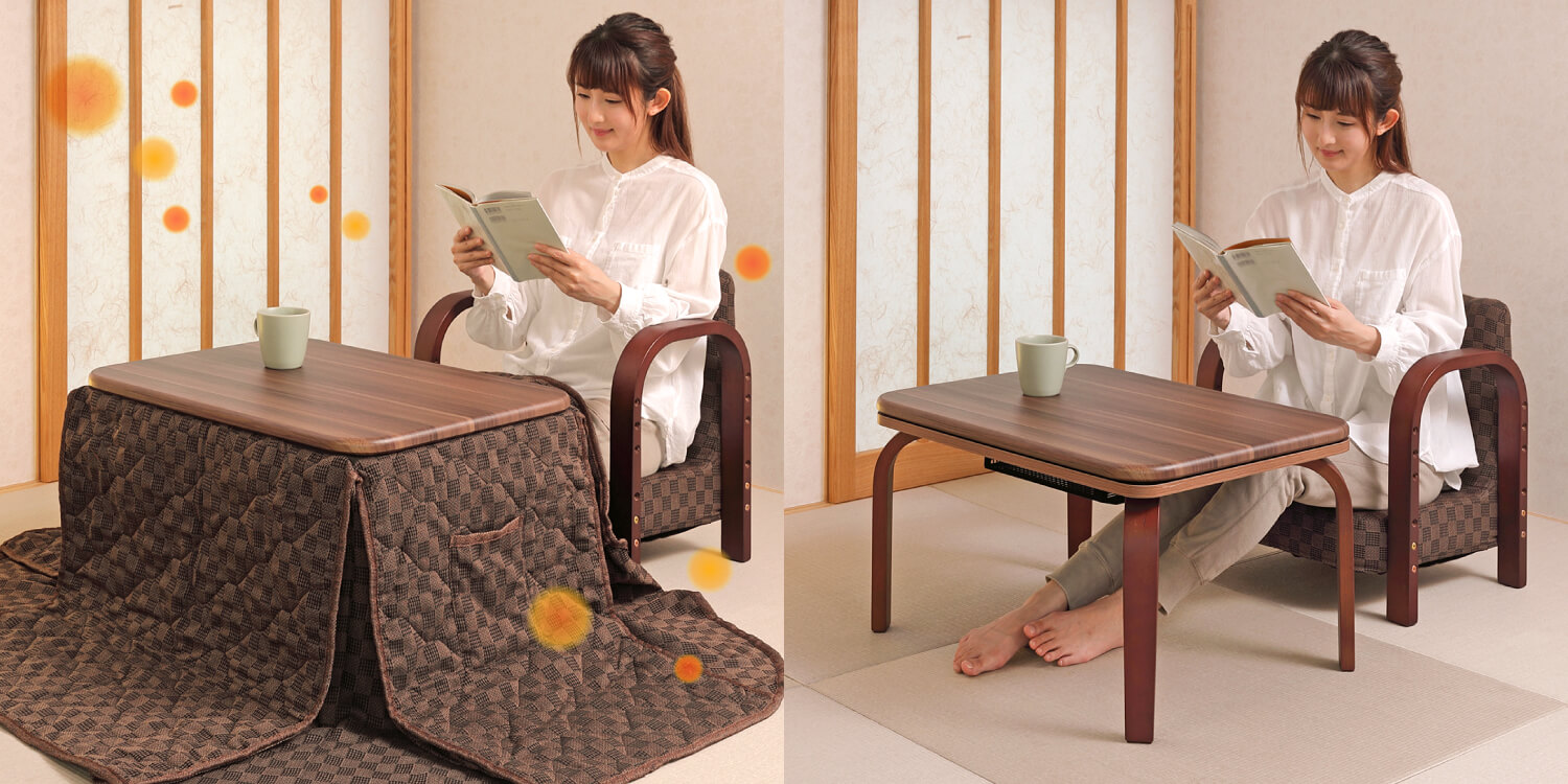 こたつ布団も付いてくる！一人暮らしの冬にピッタリなパーソナルデスク