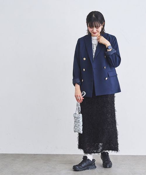 ダブルブレストブレザー