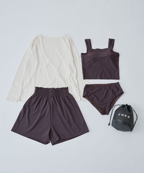 5点セット】ワッフルプルオーバー スイムウェア