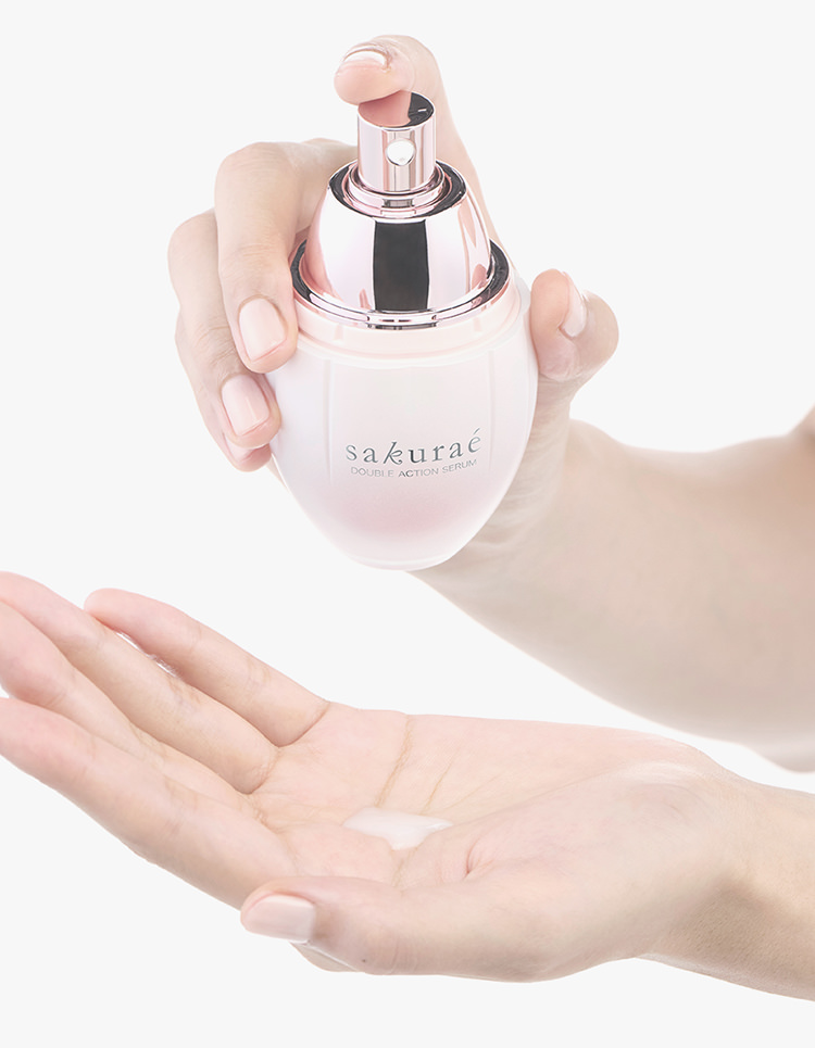 ダブルアクションセラム｜製品紹介｜サクラエ｜大塚製薬スキンケア 通販