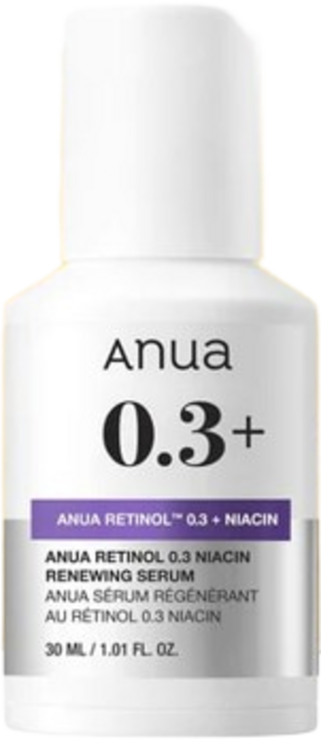 Anua Retinol 0.3 + Niacin Renewing Serum, 30 ml - Cosmeterie