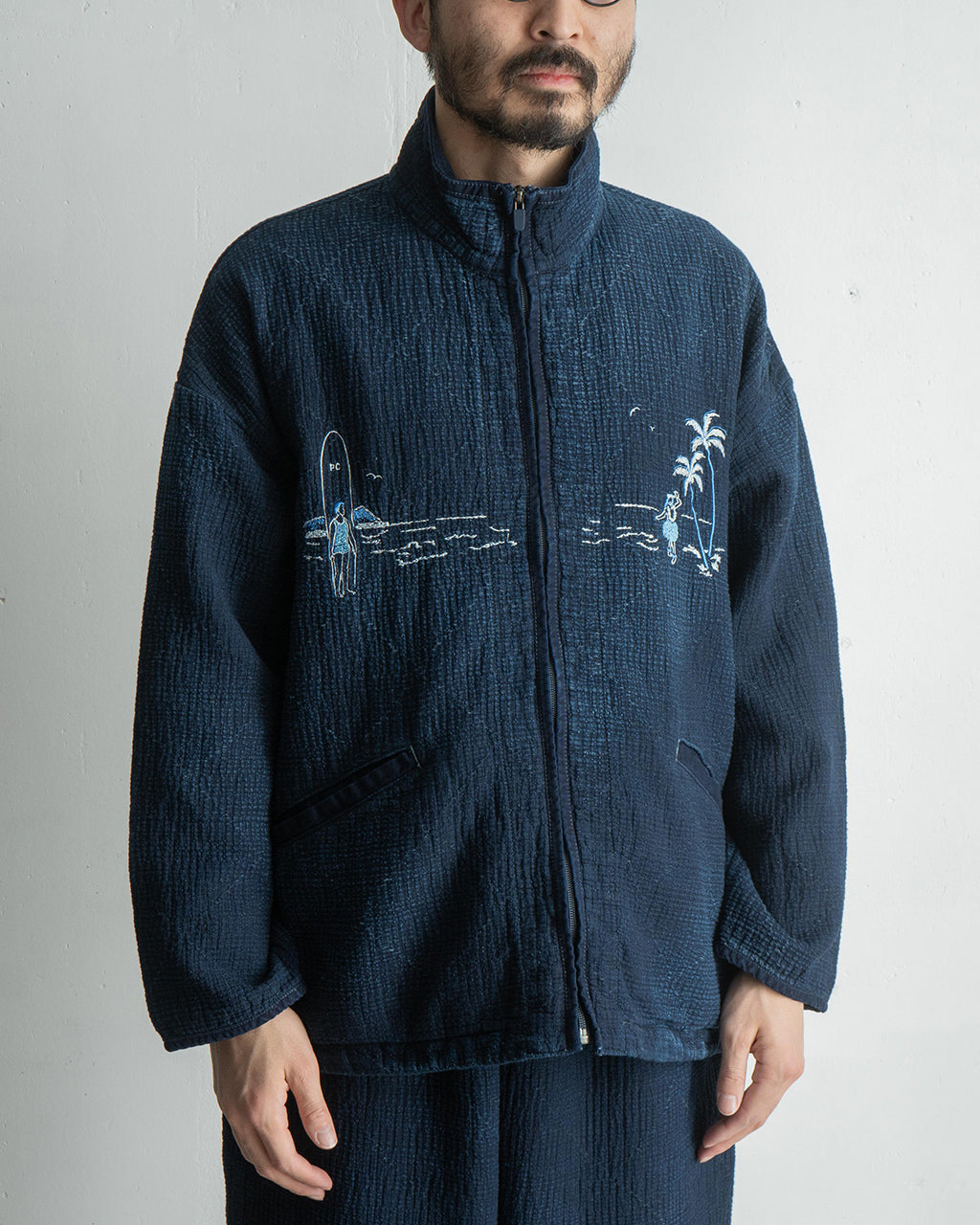 PORTER CLASSIC ジップアップジャケット アウター NEW SASHIKO LIGHT