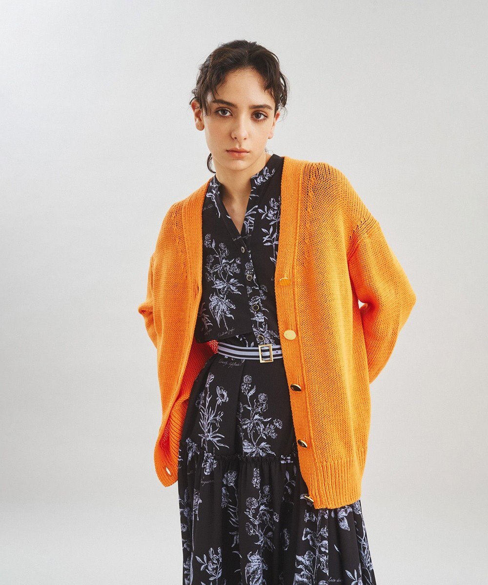 AMBERGLEAM ソフトライトニットカーディガン