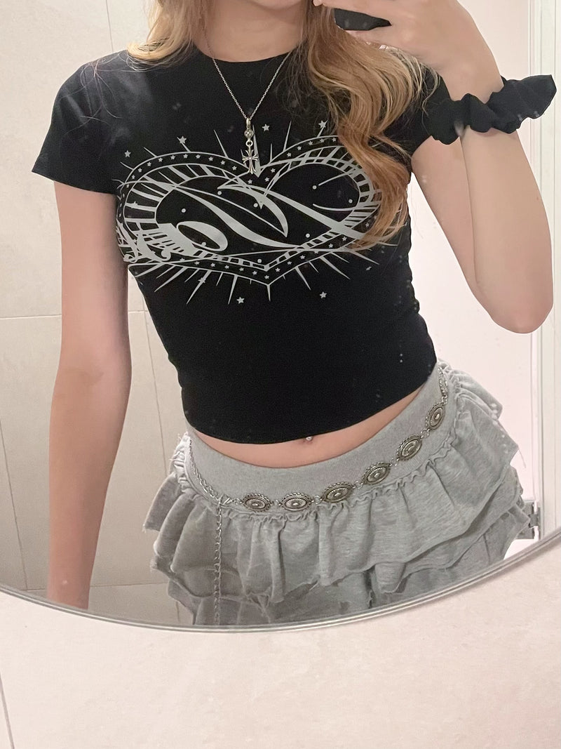 グレーフリルティアードミニスカート DPB67095 – CRAMMY