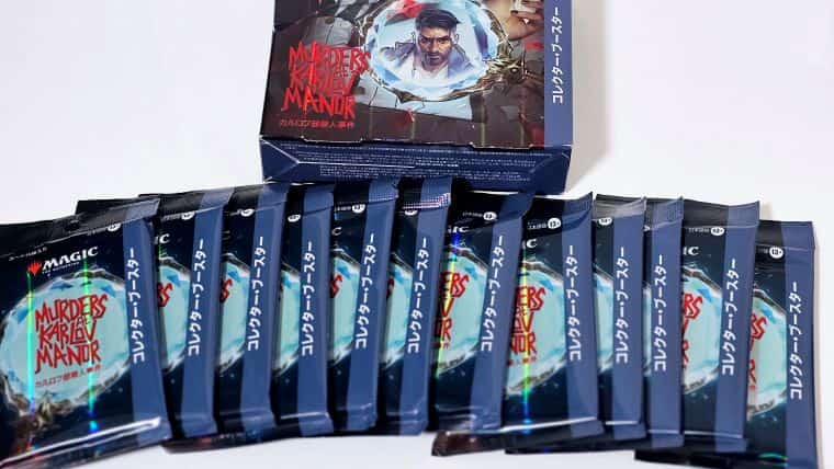 MTG】カルロフ邸殺人事件のコレクターブースターBOX開封した結果当たっ