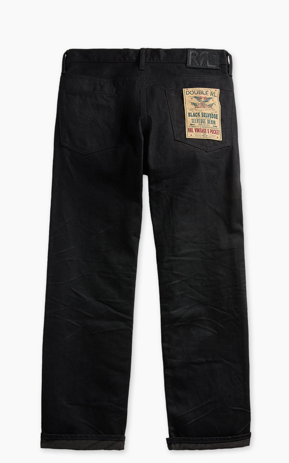RRL Vintage 5-Pocket Jean New Black On Black