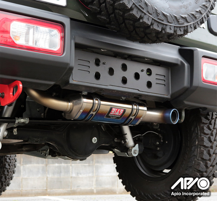 ジムニーシエラ JB74専用 APIO×YOSHIMURA マフラー R-77J (チタン