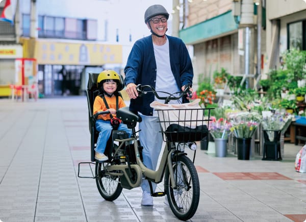 公式】ギュット・アニーズ・DX・押し歩き｜電動アシスト自転車｜Panasonic