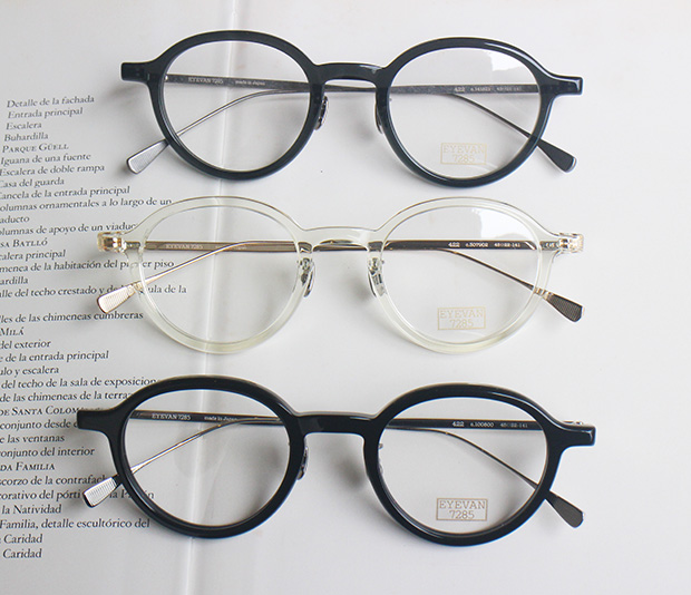 EYEVAN7285(アイヴァン7285) 工芸品のような作り込み新作コンビ