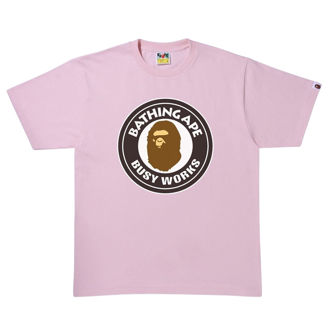 A Bathing Ape Men Busy Works Tee pink