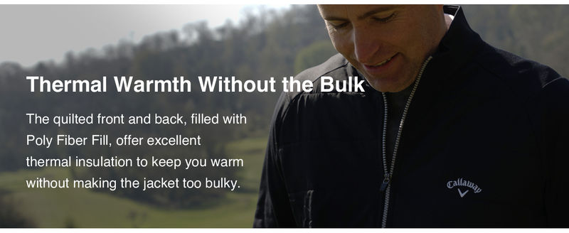 Callaway Golf Mens 2026 Ace Wind Resistant Puffer Zip Padded