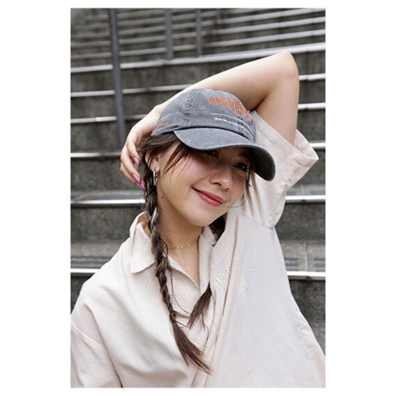 長谷川ミラデザイン『START LINE』オリジナルキャップ（charcoal） - e