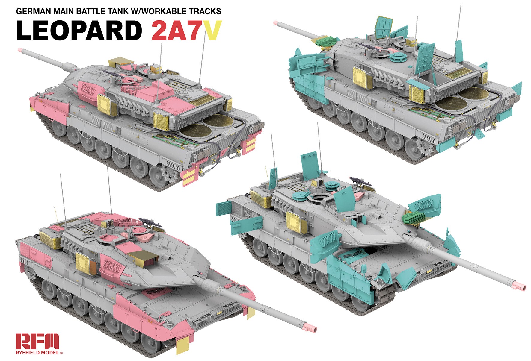 1/35 レオパルト 2 A7V ドイツ主力戦車 - (株)ビーバーコーポレーション
