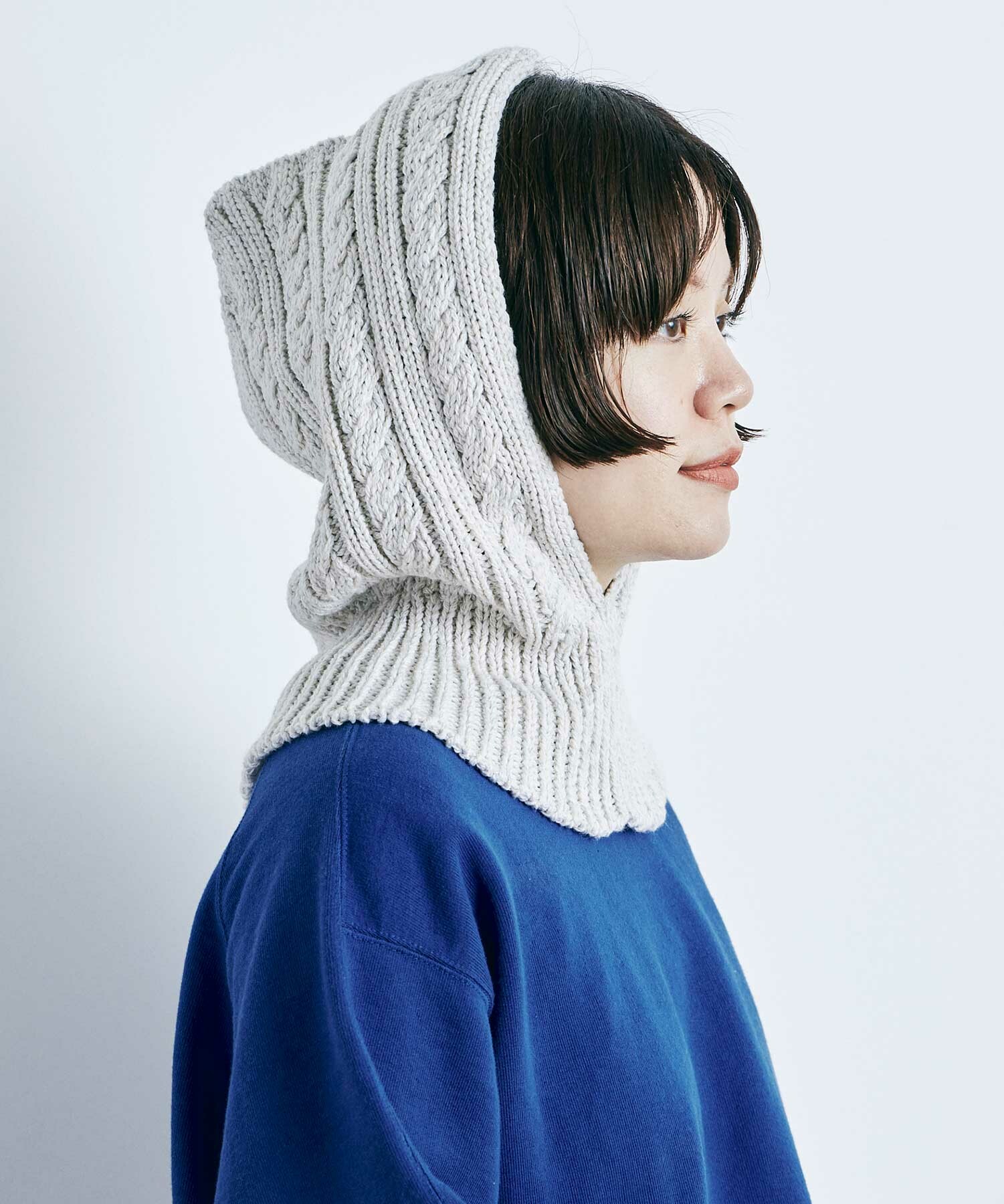 AMBIDEX Store ○CABLE KNIT バラクラバ(F FOG): buoybuoy