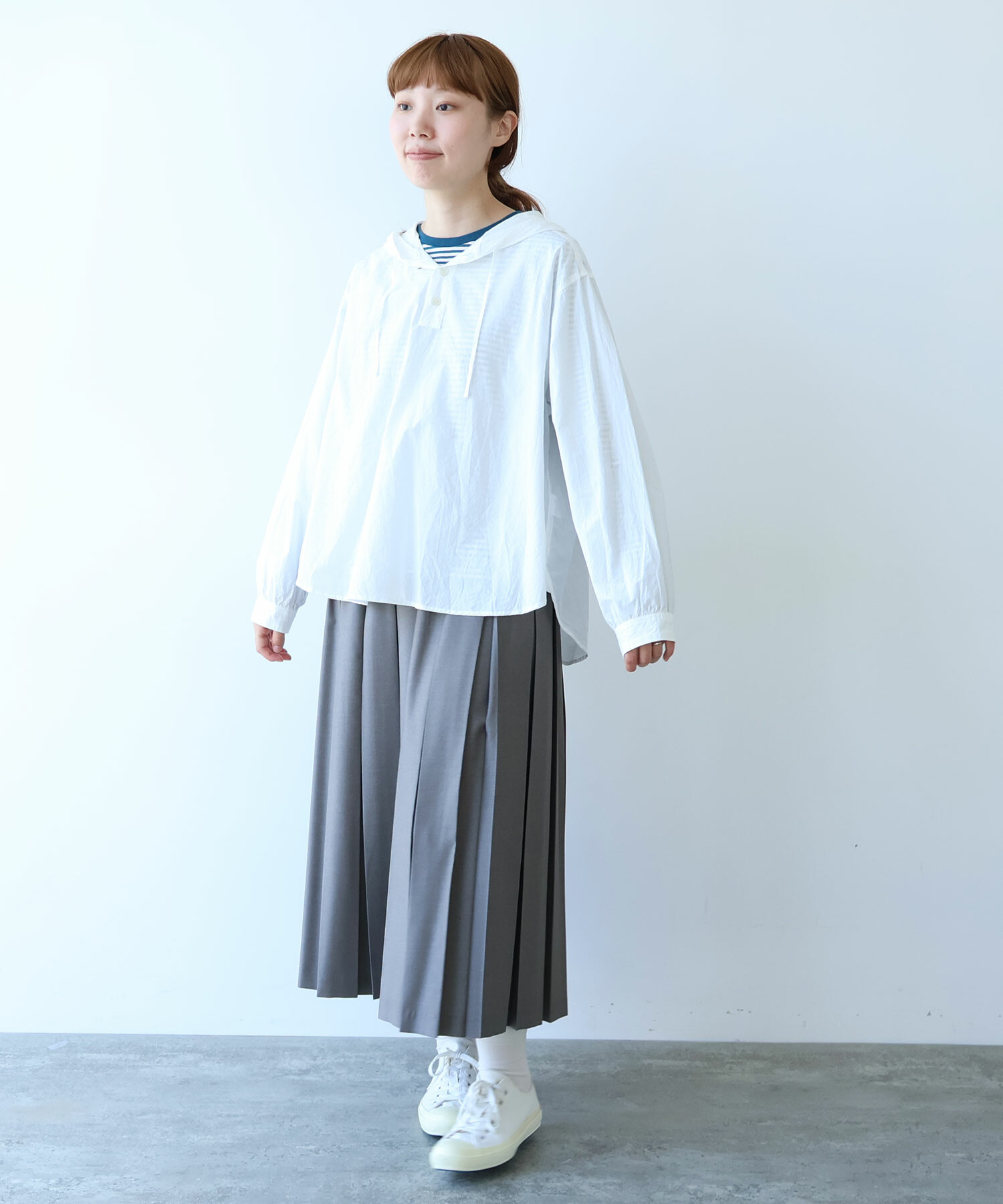 AMBIDEX Store △○T/R 太プリーツ スカート(F クロ): bulle de savon