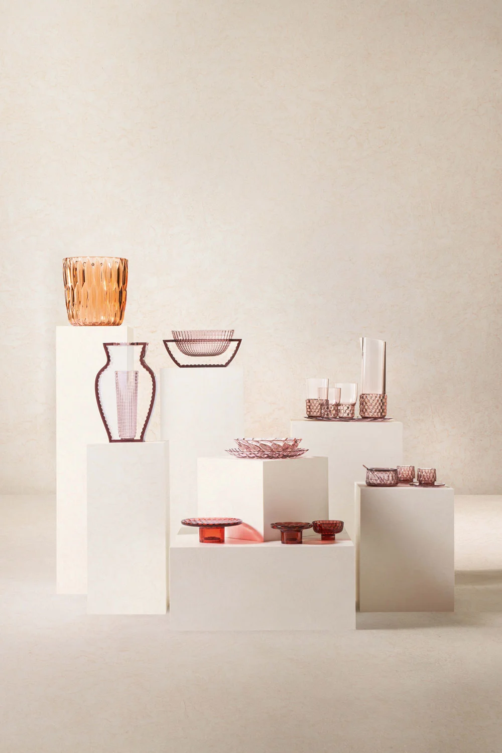 Kartell Plates & Espresso Set JELLIES FAMILY CRYSTAL | Kartell