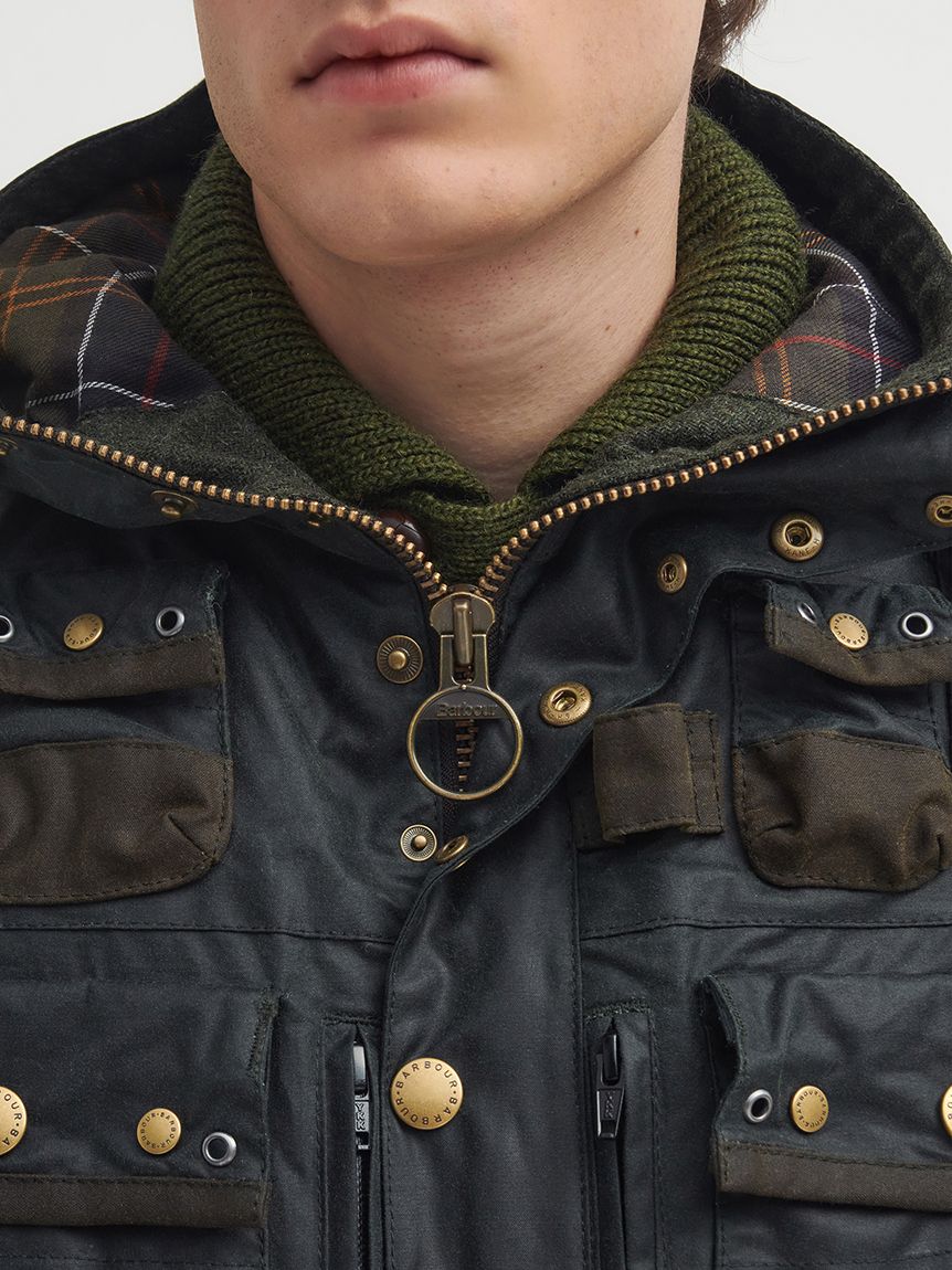 Barbour × TO KI TO》ミリタリー ワックス ジャケット｜ワックス