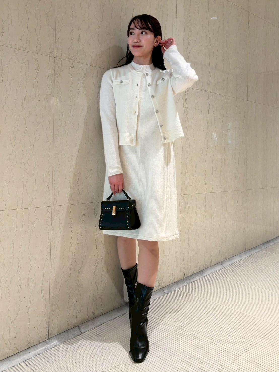 スパークルミニニットワンピースセット(デイリーワンピース)｜DRESS