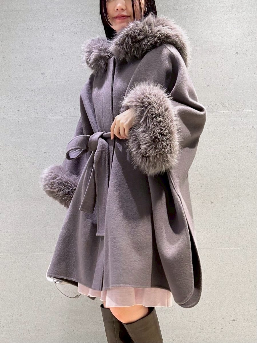 ファーポンチョコート(コート)｜OUTER（アウター）｜CELFORD（セル