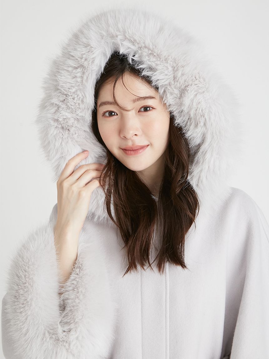 ファーポンチョコート(コート)｜OUTER（アウター）｜CELFORD（セル