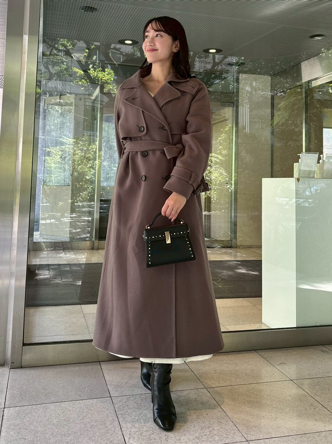 ウール混ロングトレンチコート(コート)｜OUTER（アウター）｜CELFORD