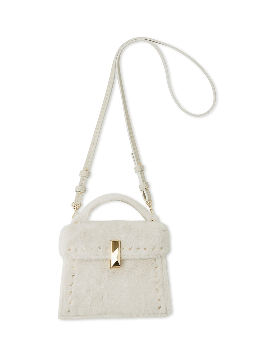 リュタン】ビジュースタッズファーポシェット(ポシェット)｜BAGS