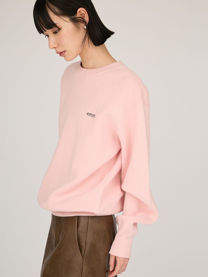 ONLINE限定カラー】emmiロゴミラノリブトップス(カットソー)｜トップス