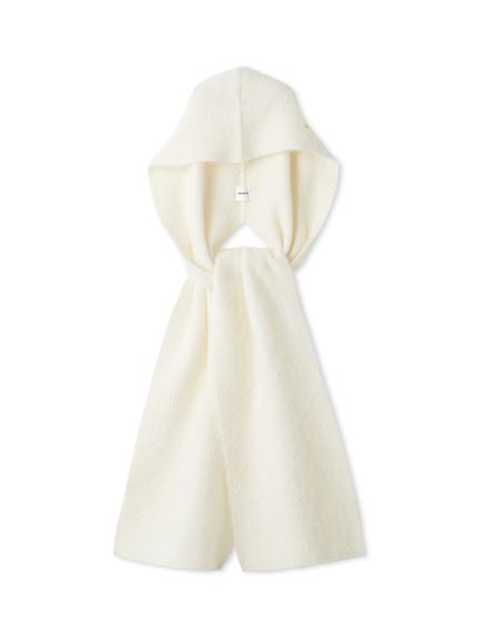 アルパカシャギーフードマフラー(ストール・マフラー)｜ファッション