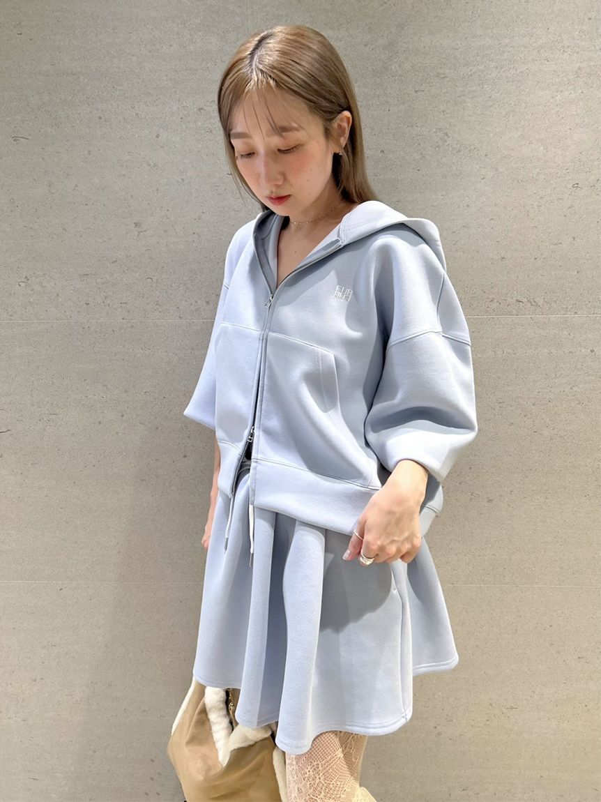 WEB・一部店舗限定カラー】ポンチフレアミニスカート(ミニスカート