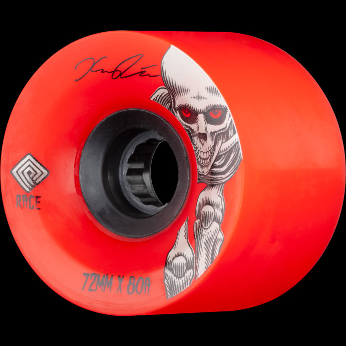 Powell Peralta Pro Kevin Reimer Downhill Skateboard Wheels Red