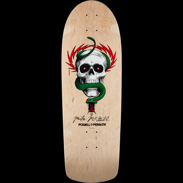 Powell Peralta McGill OG Skull and Snake Skateboard Deck Natural