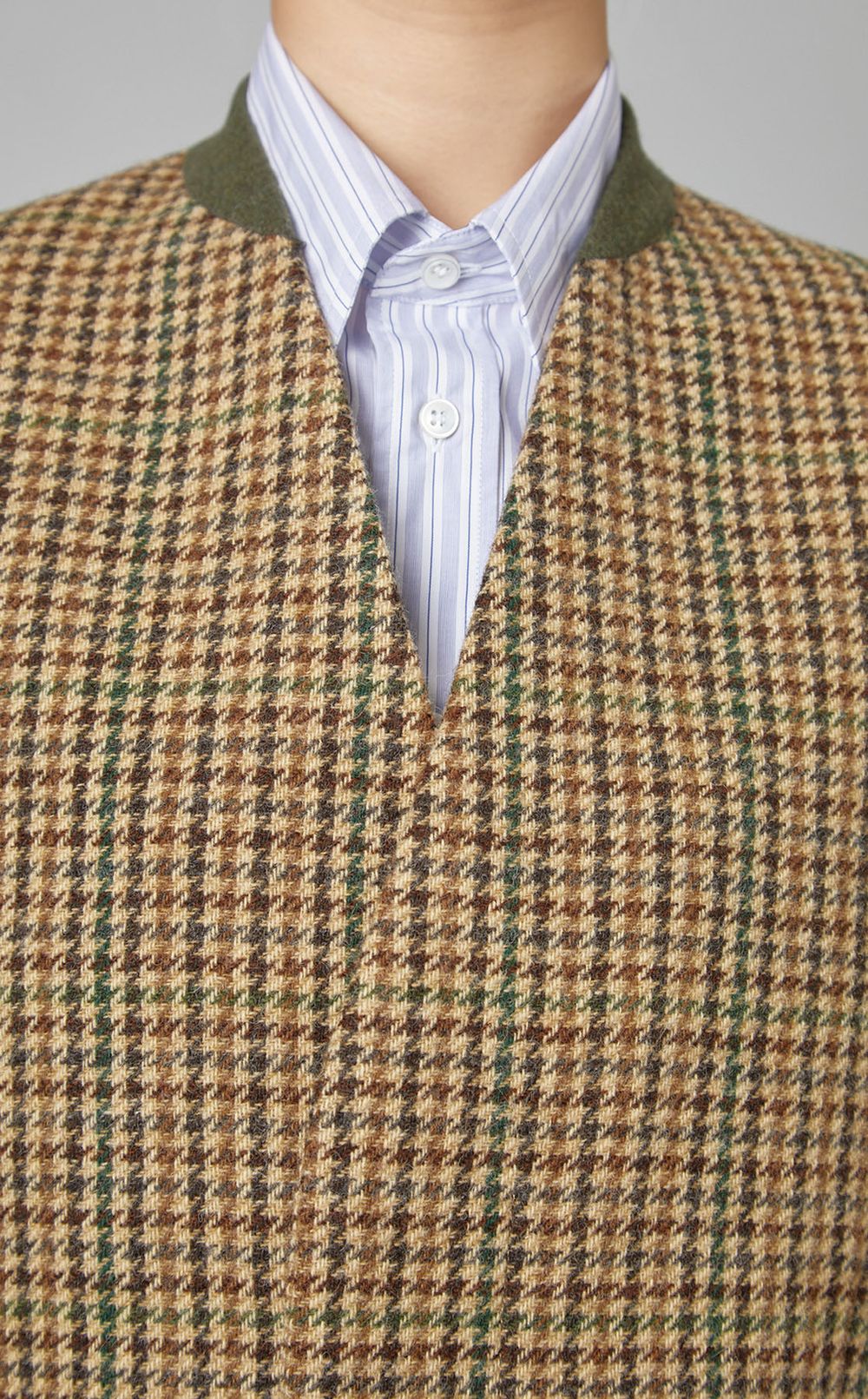 Maison Margiela｜千鳥格子ノーカラージャケット